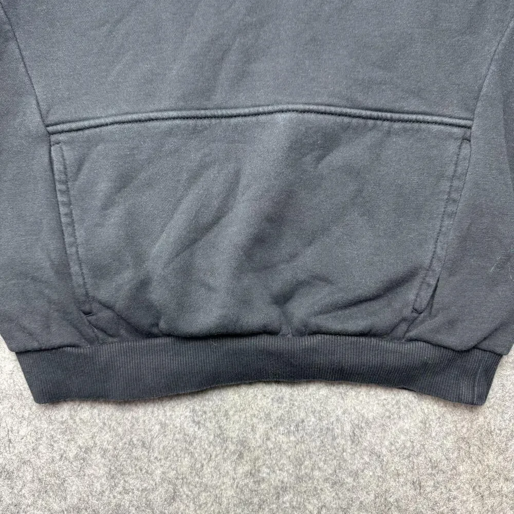Nike Hoodie Mens Large Black Fleece Pullover Swoosh Logo Sweatshirt Casual